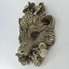 Prezents Hedgehog Woodland Animal Wall Plaque Garden Decor Home Gift