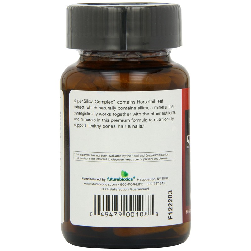 Futurebiotics Super Silica Complex, Veg-Tablets, 60-Count (Pack of 2)