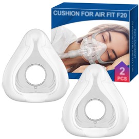 AirSmart 2 Packs Replacement Cushion (M) for F20, Reliable Seal & Softer Fit, Compatible with Original Frame, Great-Value & Durable Replacement Supplies (Medium)
