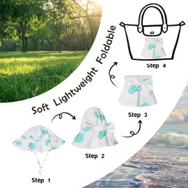 Newborn Sun Hat 2-5 Years Aqua