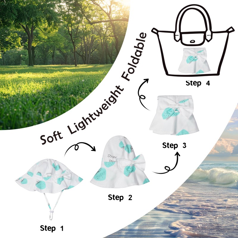 Newborn Sun Hat 2-5 Years Aqua