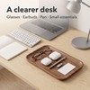 Walnut Wood Valet Tray, Key Tray Organizer, 11.8 x 7.8