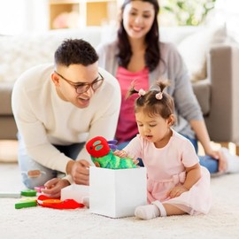 Umllpet Raupe Nimmersatt Kuscheltier, 25cm Kleine Raupe Weiche Plüschtier Baby Stofftier Spielzeug Geburtstag Geschenk für Kinder