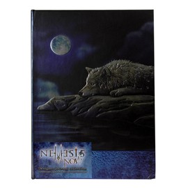 Embossed Wolf Journal Quiet Reflection