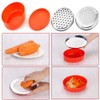 Stainless Steel Cheese Grater with Airtight Food Storage Container &