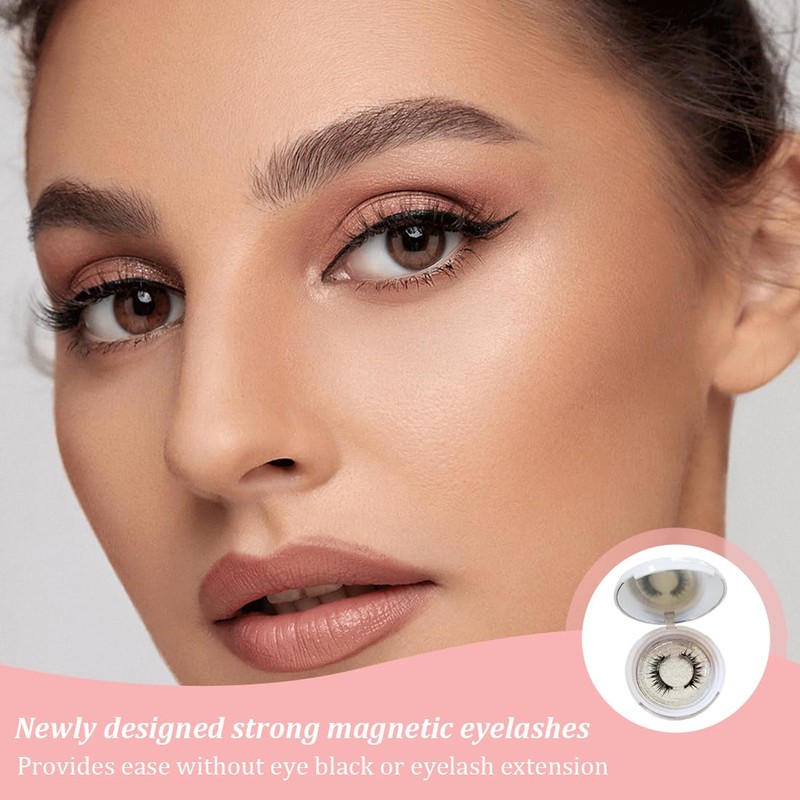 LQIOACU 1 Paar Magnetische wimpern, Wimpern magnetisch, Magnetic lashes, Kein