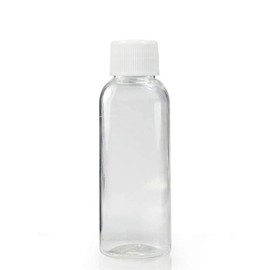 HOPEMOB 10 Envase Jefferson Pet 60ml Transparente Taparosca Rellenable Botella Almacenamiento Limpieza Cosméticos Envase con Tapa de Rosca (it-435)