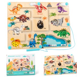 Kujinova Montessori Toy from 2 3 4 5 6 Years, Colours Learning Sorting Game, Toy from 3-6 Years, Motor Skills Toy, Magnetic Game Maze for Birthday Gifts and a Gift for Children's Day