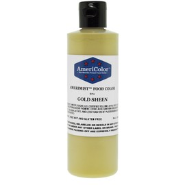AmeriColor AmeriMist Edible Paint & Airbrush Colour - Gold Sheen - 9 oz