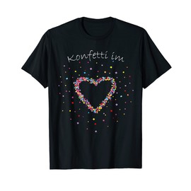 Confetti in the Heart Carnival Fancy Dress Cologne Gift Idea T-Shirt