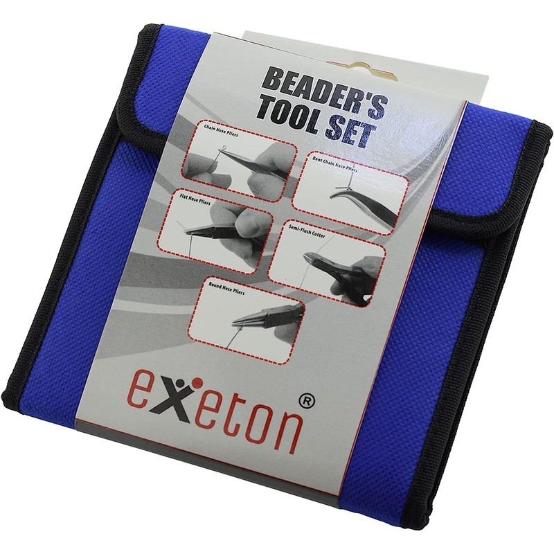Exeton Jewelry Pliers, Exeton Set of 5 Professional Jewelry Making