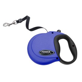 Coastal - Power Walker Dog Retractable Leash, Blue, Up to 32 lbs - Small