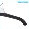 SSWBasics Gray Foam Hanger Covers - Pack of 100