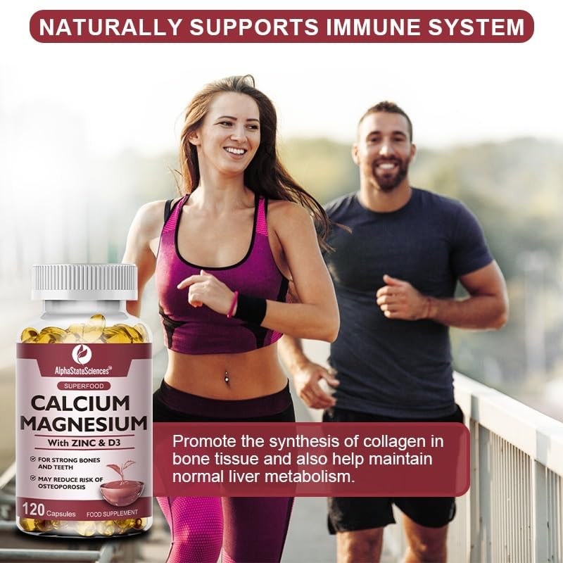 AlphaStateSciences: Advanced High-Strength Calcium-Magnesium Matrix with Zinc & Vitamin D3