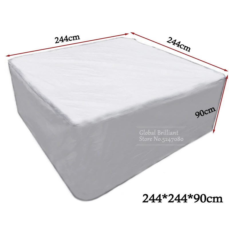 210D Oxford Square Hot Tub Cover, 78.7 x 78.7 x