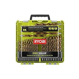Titanium Coated Drill Bit Set (58-Piece)