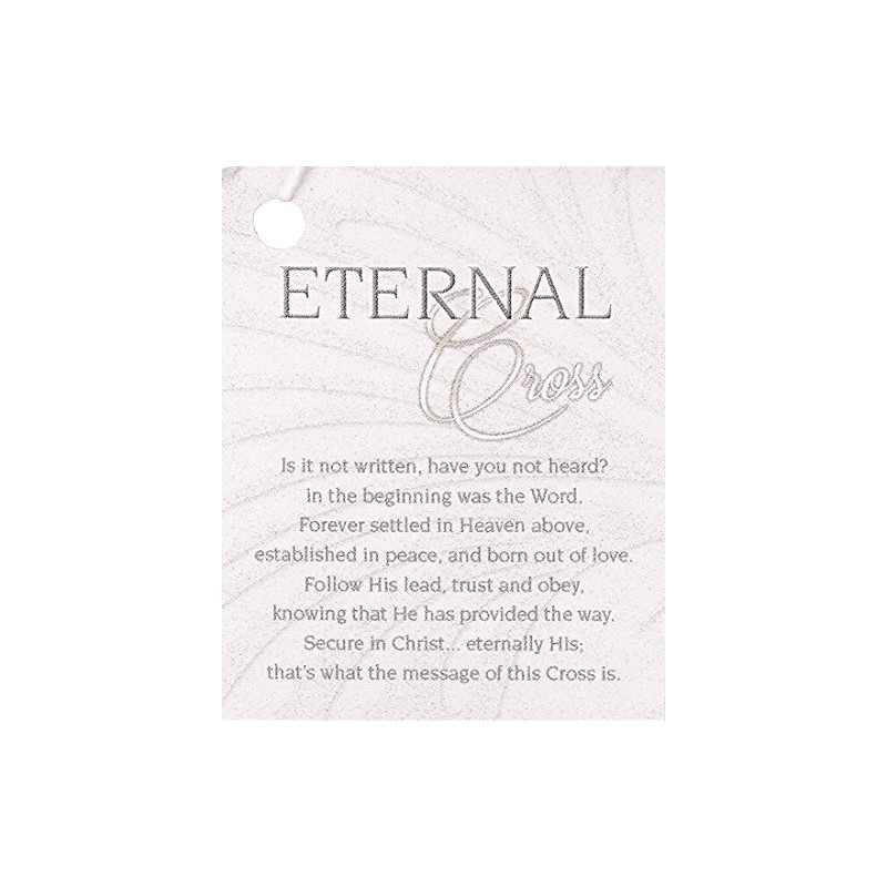 Dicksons Resin Tabletop Cross with Brown Finish - 12" High