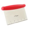Norpro, Red 583R Grip-EZ Bench Scraper/Chopper, 6in x 4in x