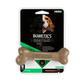 HERO | Bonetics Femur Bone | Dog Bones | Puppy Bones | Designed for Medium Dogs Up to 45 lbs (Wood Scent)