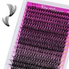 Wispy Eyelash Clusters Pack of 320 Eyelash Clusters 40D Eyelash