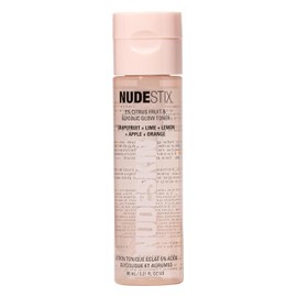 Nudestix 5% Citrus Fruit & Glycolic Glow Toner – Exfoliating Facial Toner with AHAs, Hyaluronic Acid & Fruit Acids for Bright, Smooth Skin