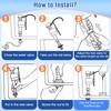 Saillong 12 Pack Toilet Fill Valve Replacement, Height Adjustable Universal