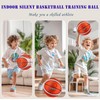 Indoor Silent Basketball Size 5 (26"), Cloth Covered Quiet Basketball