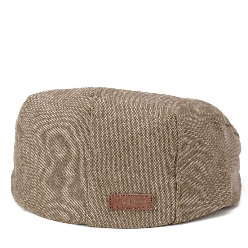 TRP0503 Troop London Accessories Canvas Old School Style Hat, Flat