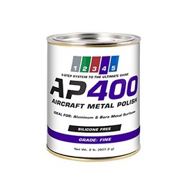 Rolite AP4002# Model AP400 Aircraft Metal Polish, for Airplane Aluminum & Bare Metal Surfaces, Fine, 2 lb