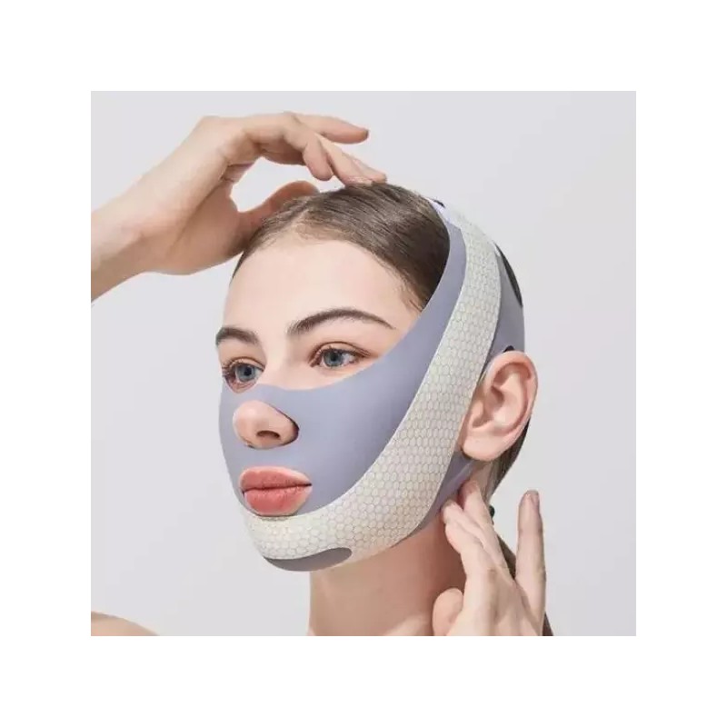작은얼굴관리 리프팅 밴드 이중턱 브이라인 얼굴리프팅 이중밴드 Face Lifting Band