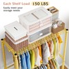 Raybee 79" H Heavy Duty Rolling Garment Rack for Hanging