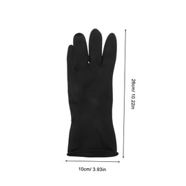 Healvian 2 Pairs of Reusable Hair Dye Gloves Heat Resistant Barber Hand Protectors for Hairdressing and for Men and Women L