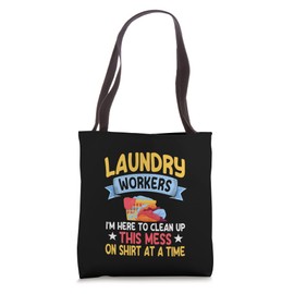Funny Laundry Worker Quote Love Linen Washing Tote Bag
