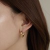 Gold & Deer 14K Gold Field Rubian Line One-Touch Earrings