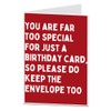 LimaLima Funny Birthday Card For Him Her Perfect For 30th