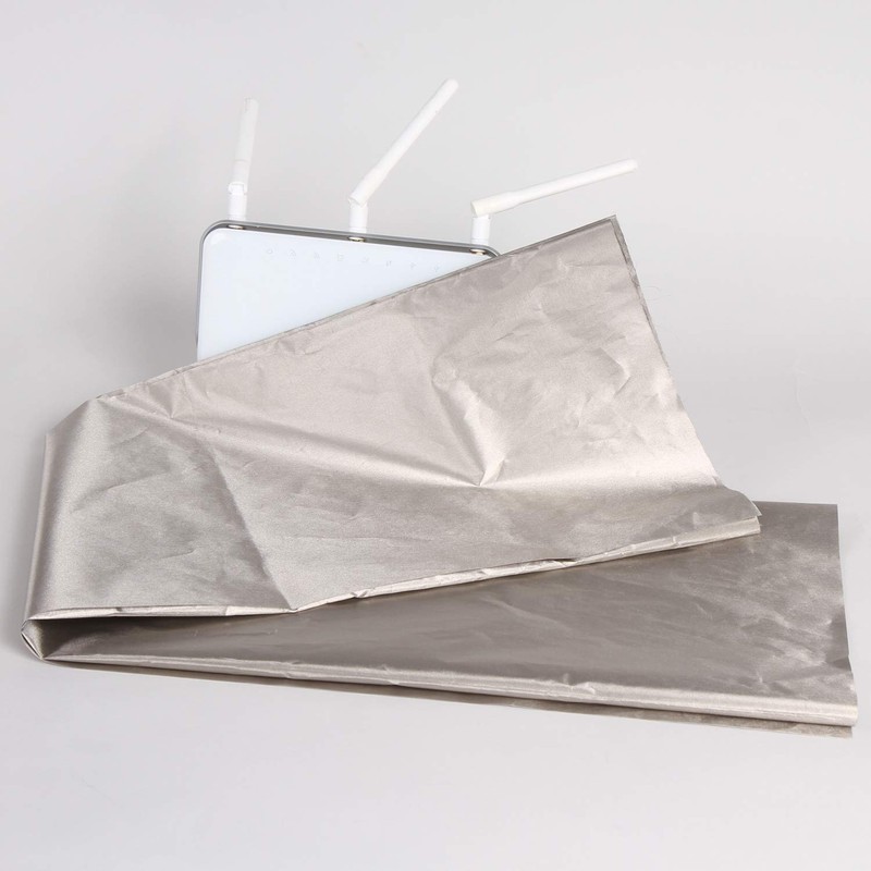 Astro 821-18 Large Electromagnetic Wave Blocking Sheet Silver Radio Cut