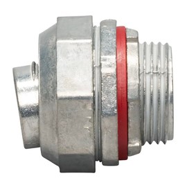 Electrical Seal-Tight Flexible Conduit Connector, Straight, Indoor/Outdoor, Liquid Tight, UL Listed (25, 1/2 Inch)