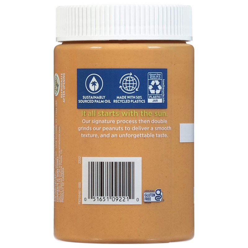 MaraNatha Natural Creamy Peanut Butter Spread, No Stir, 16 Ounce