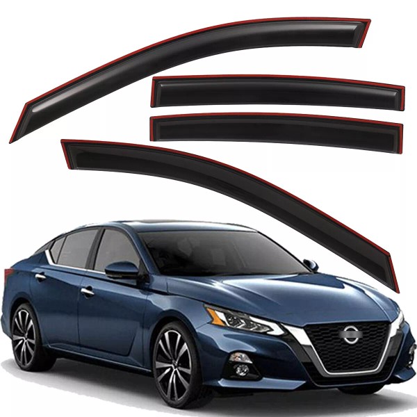 Lightronic In-Channel Rain Guard Window Visor Side Deflector for 2019-2024