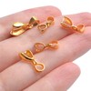 Pendant Clasps,50pcs Jewelry Making Supplies Pinch Clasp Bail Clip for