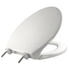 BEMIS 7800TDG Commercial Closed Front Plastic Toilet Seat, Heavy Duty