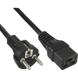 InLine® Power cable 16 A, Schuko straight to IEC IEC320 °C19 (1 m)