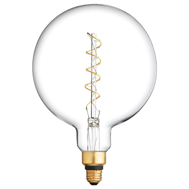 GE Vintage Style LED Light Bulb, 40 Watt, Clear Finish,
