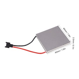 2pcs Fireplace Fan Generator Sheet, Temperature Difference Generator Sheet 227℃ High Temperature Graphite Power Generation Sheet to repair the fireplace fan