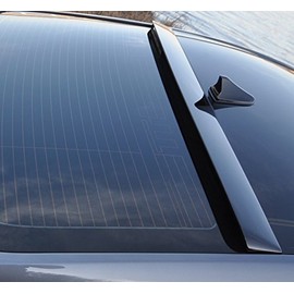 LIGHTKOREA Rear Roof Top Spoiler Glossy Black For Hyundai Genesis G80 2015 2016 2017 2018