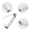 50 Pcs Silver Bar Pins, Safety Pins - Secure Back