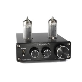 FX-AUDIO- TUBE-03J+ [Black] Vacuum Tube Hybrid Preamp with Tone Control Function