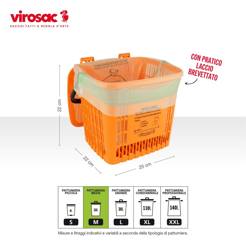 Virosac Biodegradable Bin Liners (Pack of 3)