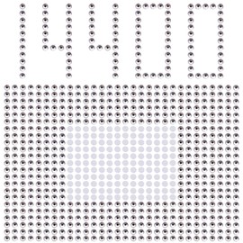 MEIBITE Flatback Rhinestones Bulk, 14400PCS Crystal Rhinestones for Clothes DIY Decoration Crafts, Crystal, SS10, 2.7-2.9mm