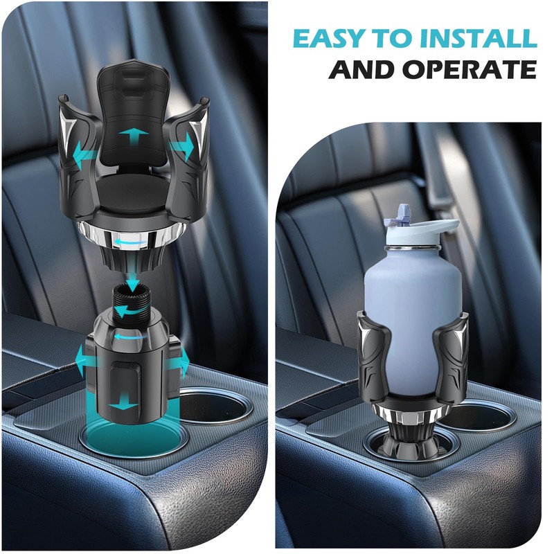Cup Holder Expander Adapter - | Adjustable | Expandable Base